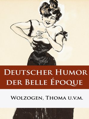 cover image of Deutscher Humor  der Belle Époque